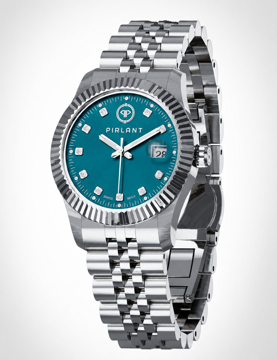 PIRLANT Petrol Blue Dial Women's Watch