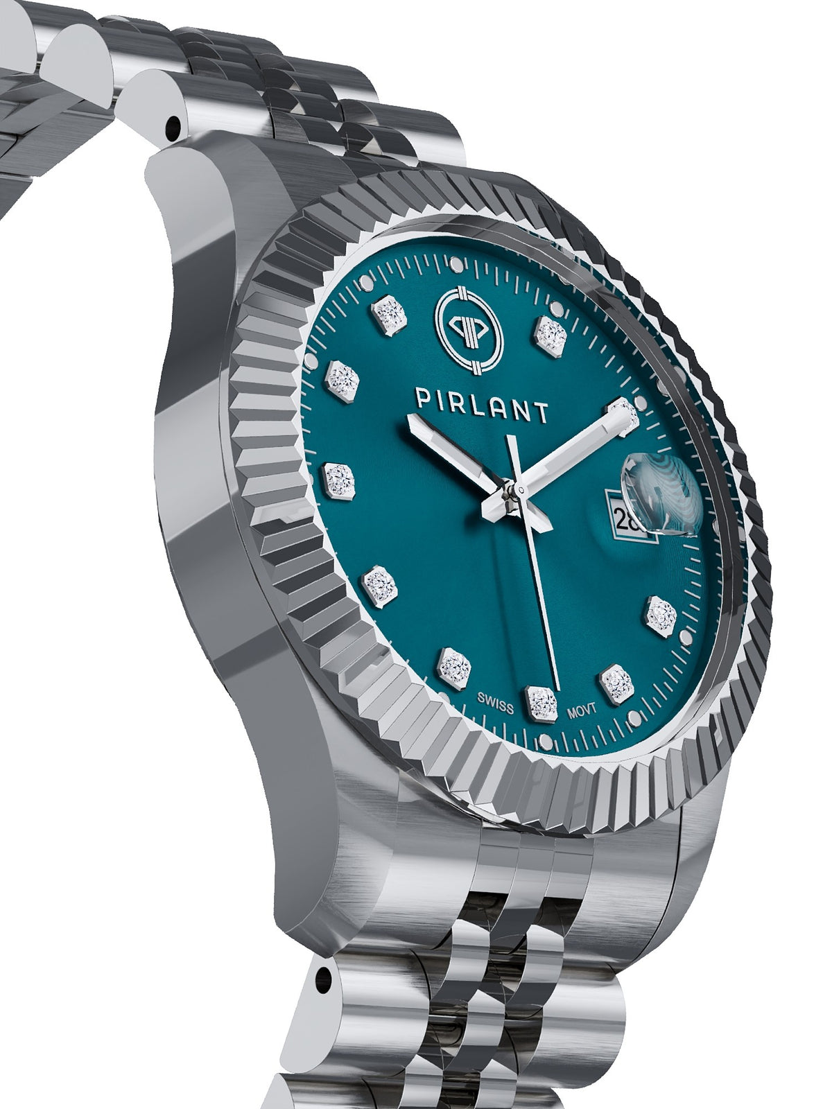 PIRLANT Petrol Blue Dial Women's Watch