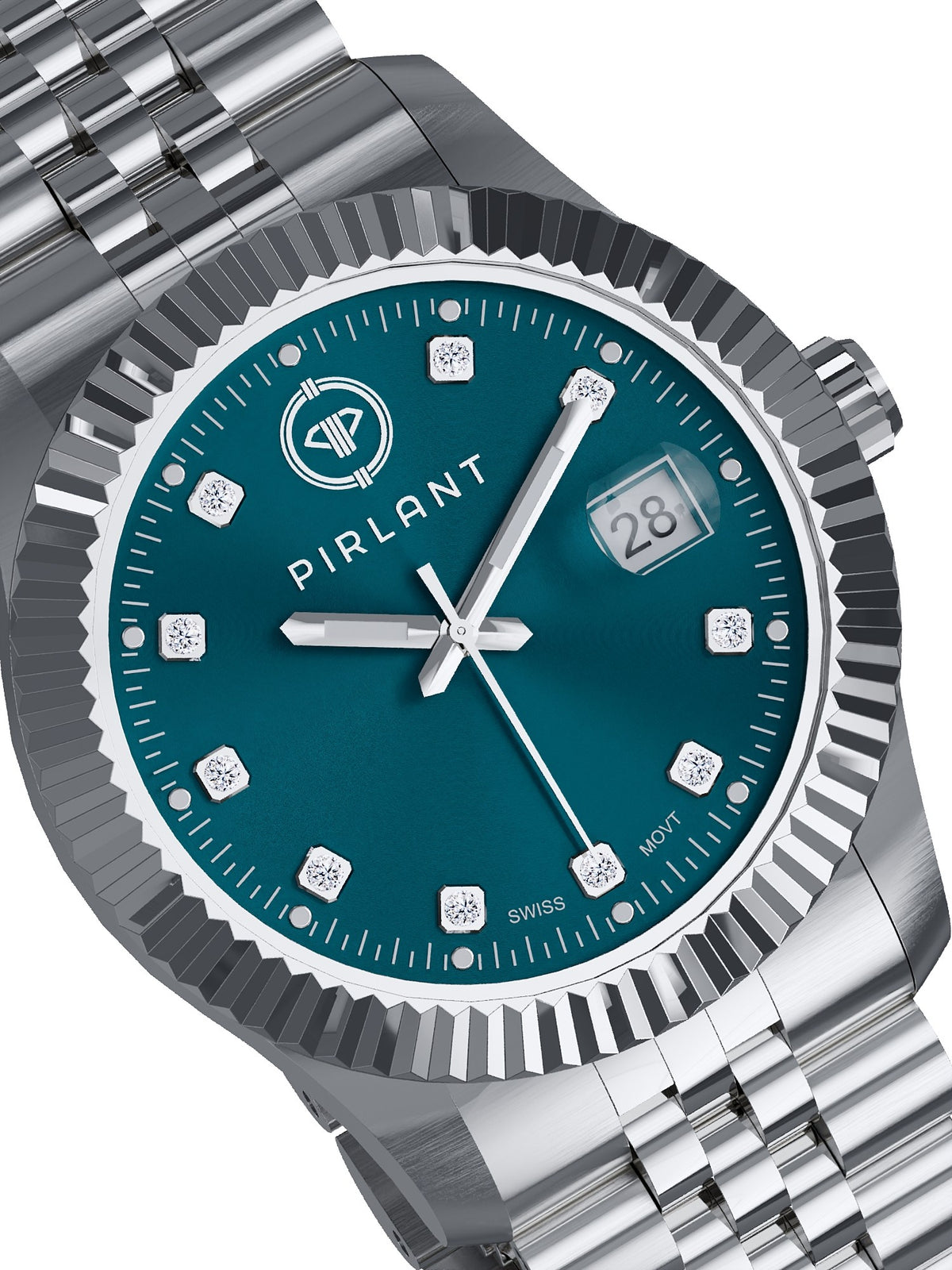 PIRLANT Petrol Blue Dial Women's Watch
