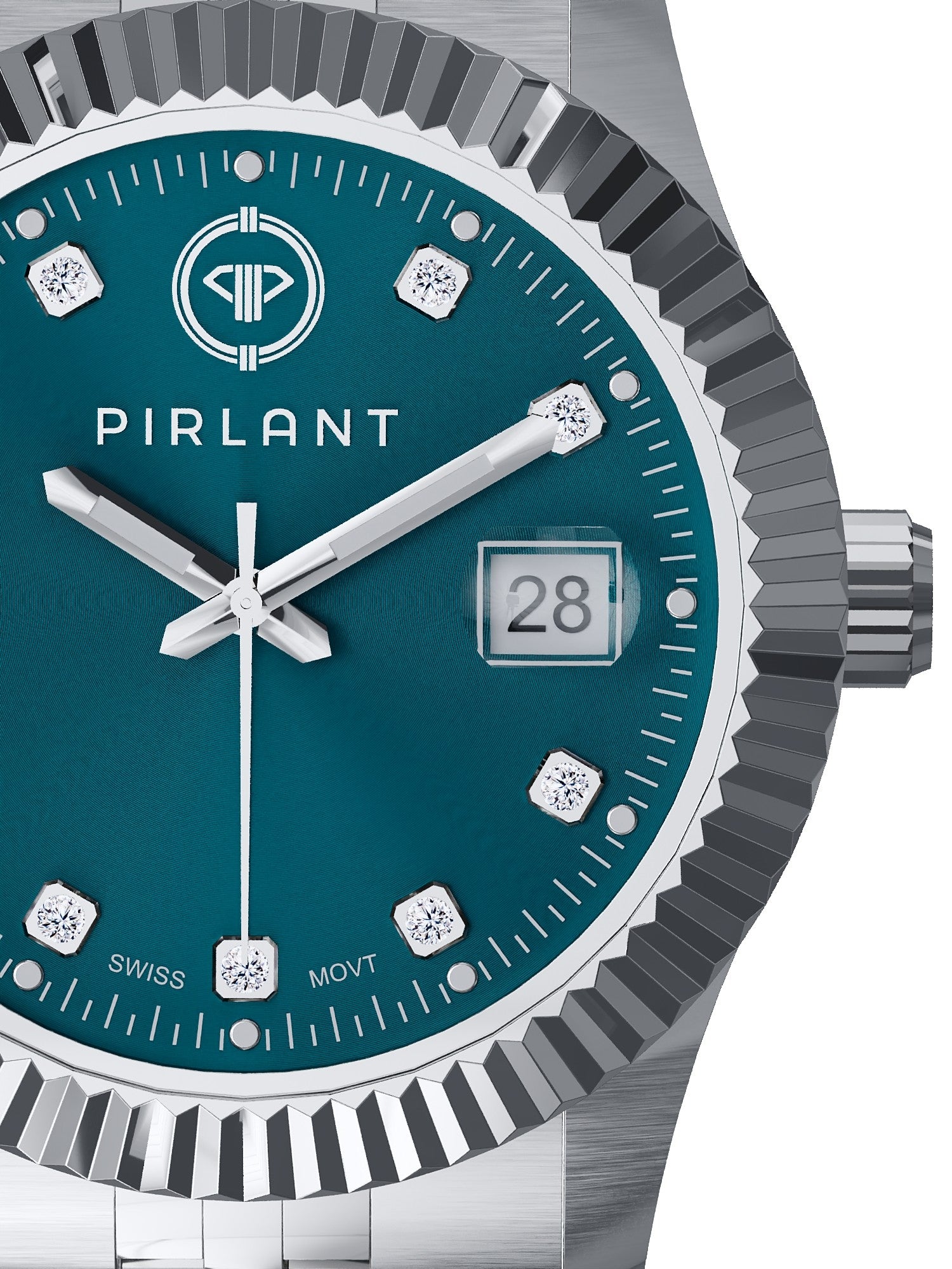 PIRLANT Petrol Blue Dial Women's Watch