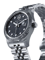 PIRLANT Black Mother-of-Pearl Dial Women's Watch