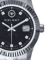 PIRLANT Black Mother-of-Pearl Dial Women's Watch
