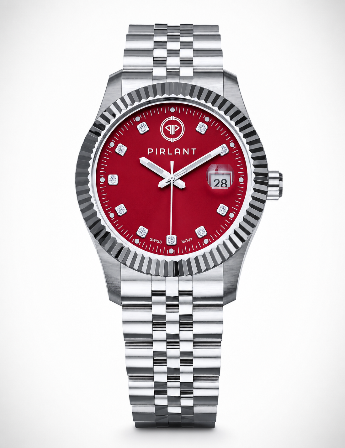 PIRLANT Red Dial Women's Watch Main image