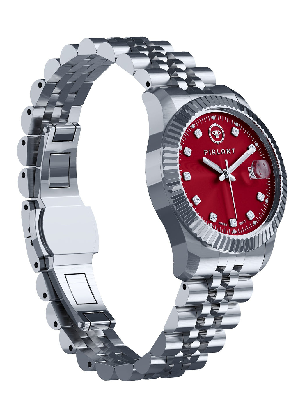 PIRLANT Red Dial Women's Watch