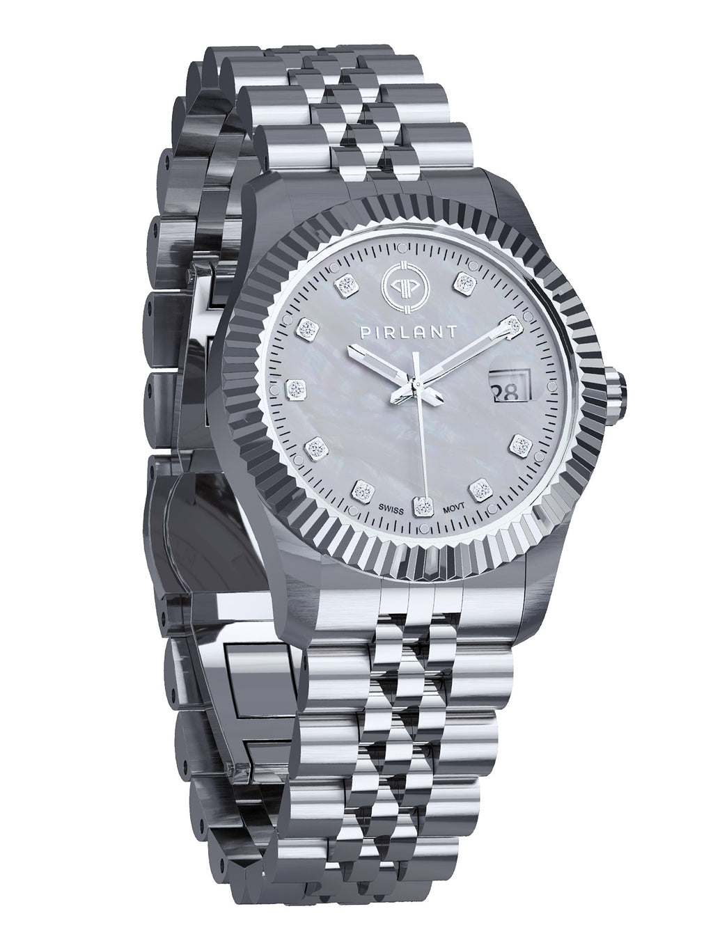PIRLANT Mother-of-Pearl Dial Women's Watch