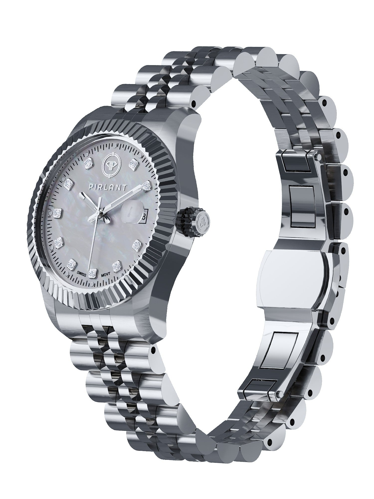 PIRLANT Mother-of-Pearl Dial Women's Watch