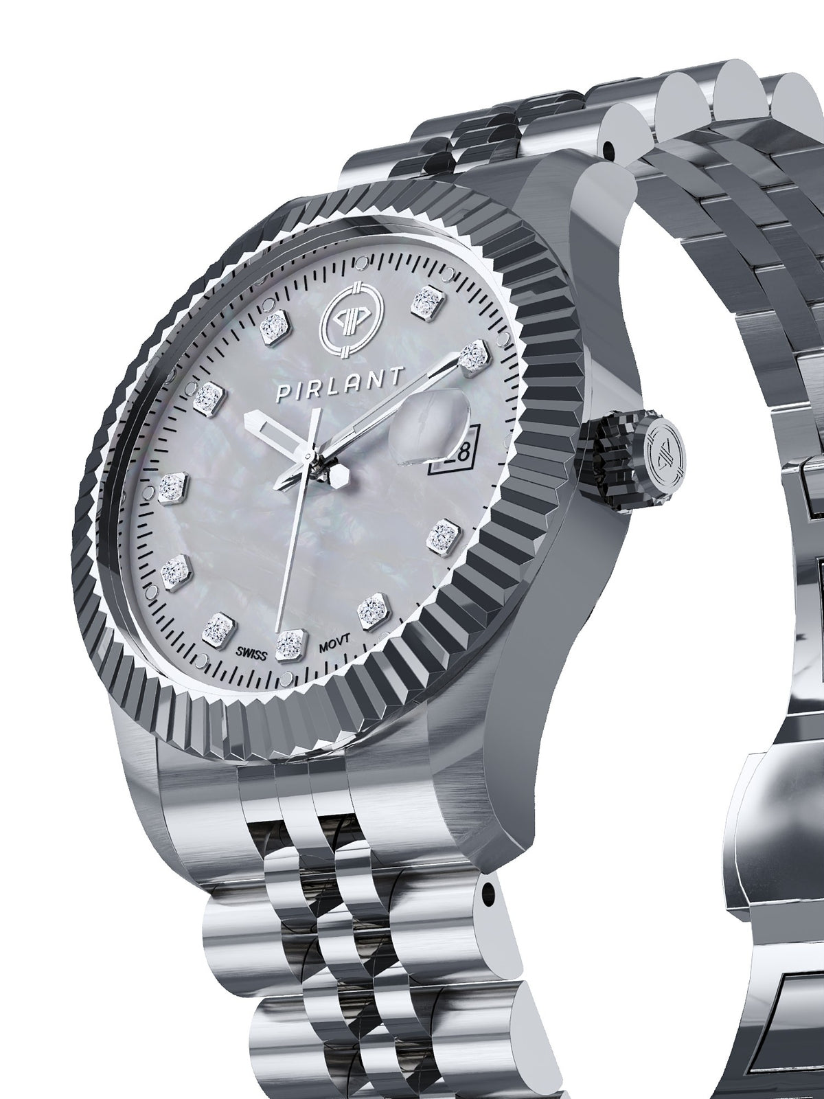 PIRLANT Mother-of-Pearl Dial Women's Watch