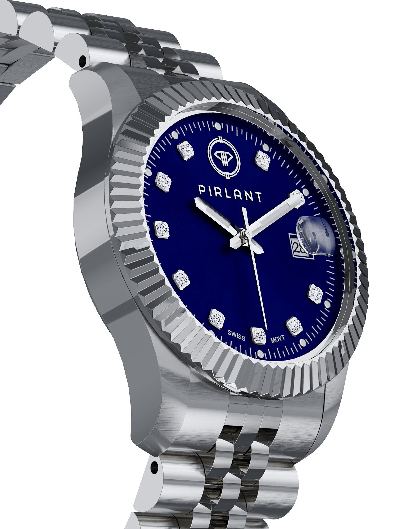 PIRLANT Navy Dial Women's Watch