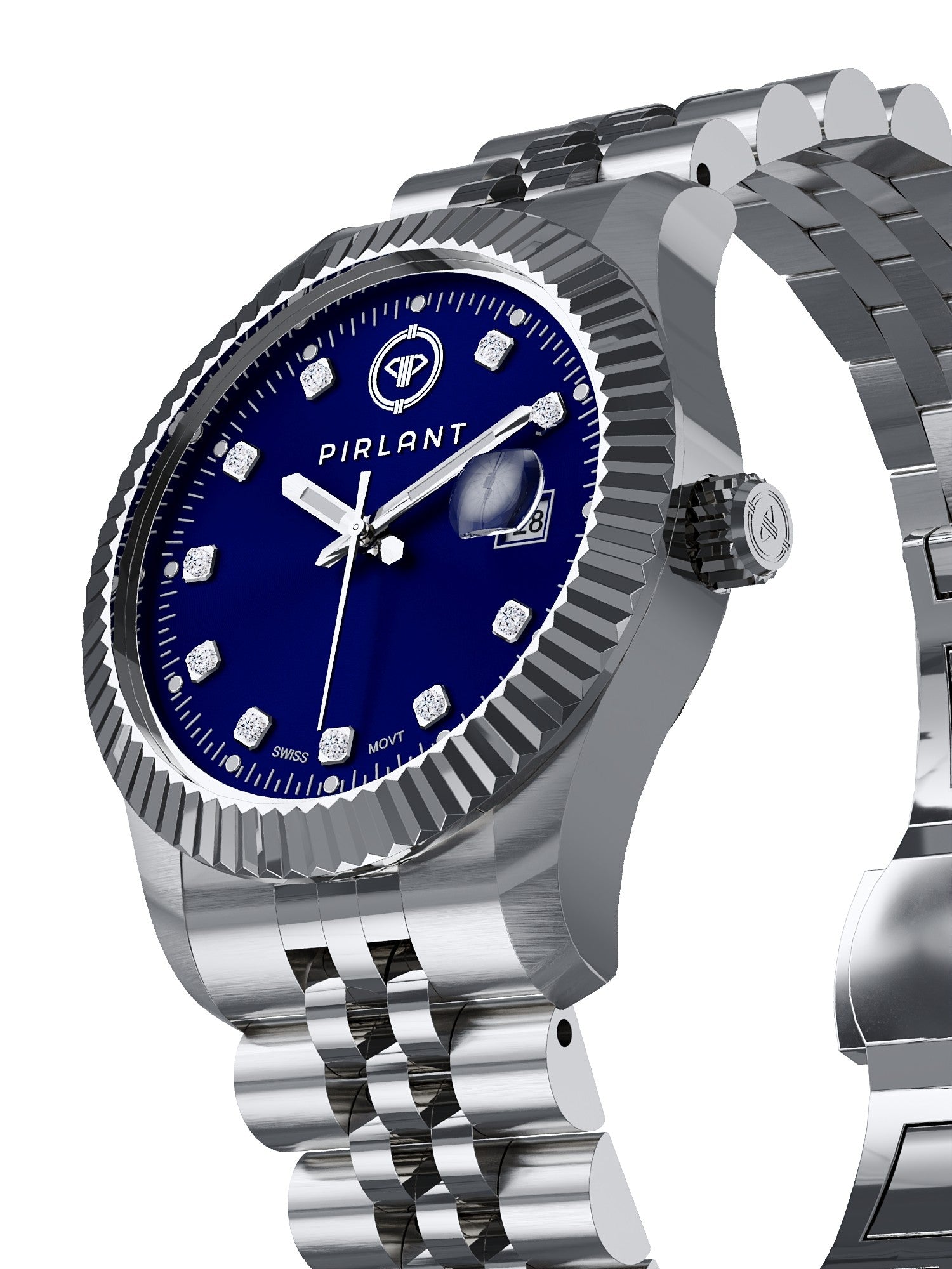 PIRLANT Navy Dial Women's Watch