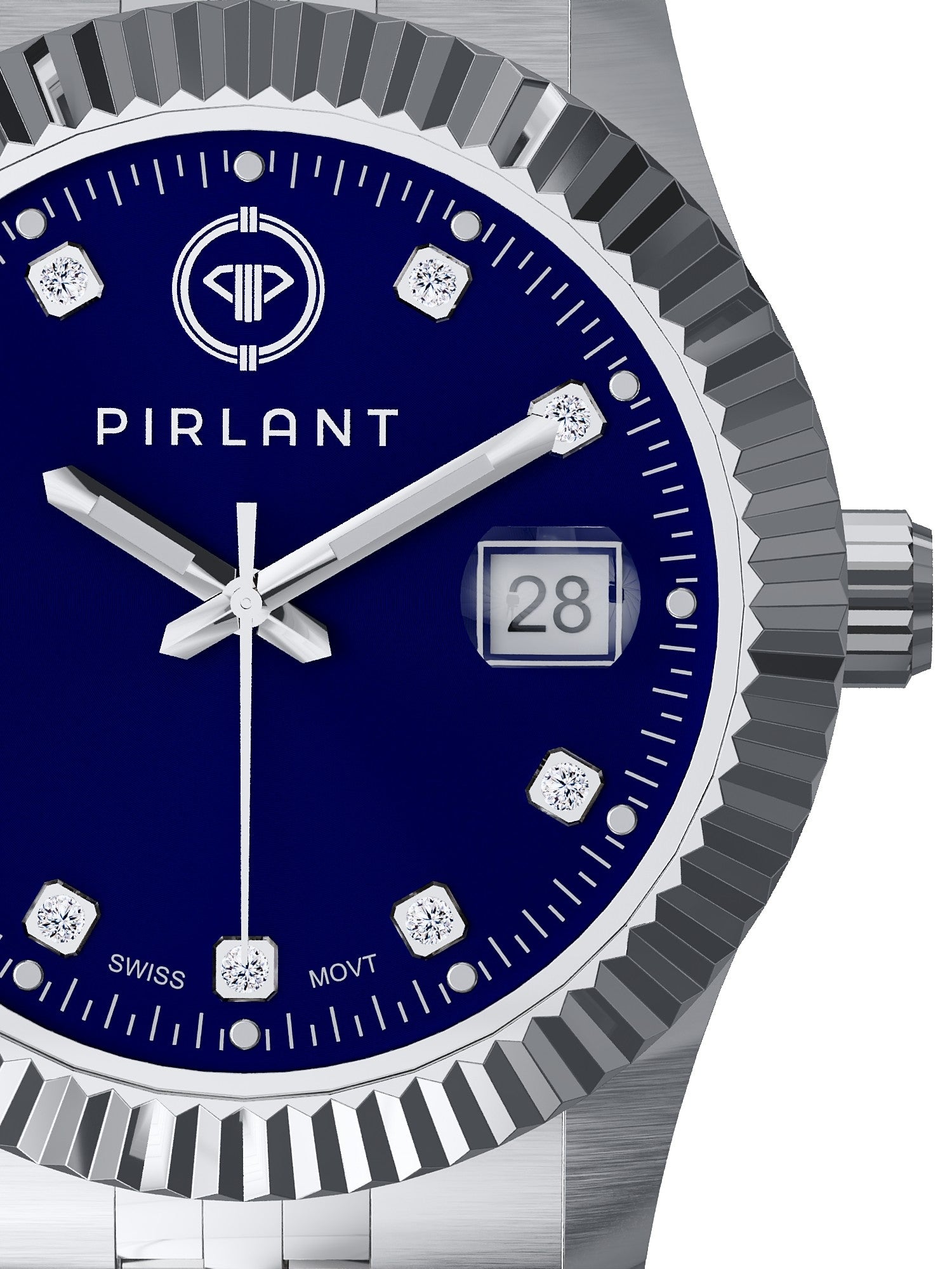 PIRLANT Navy Dial Women's Watch