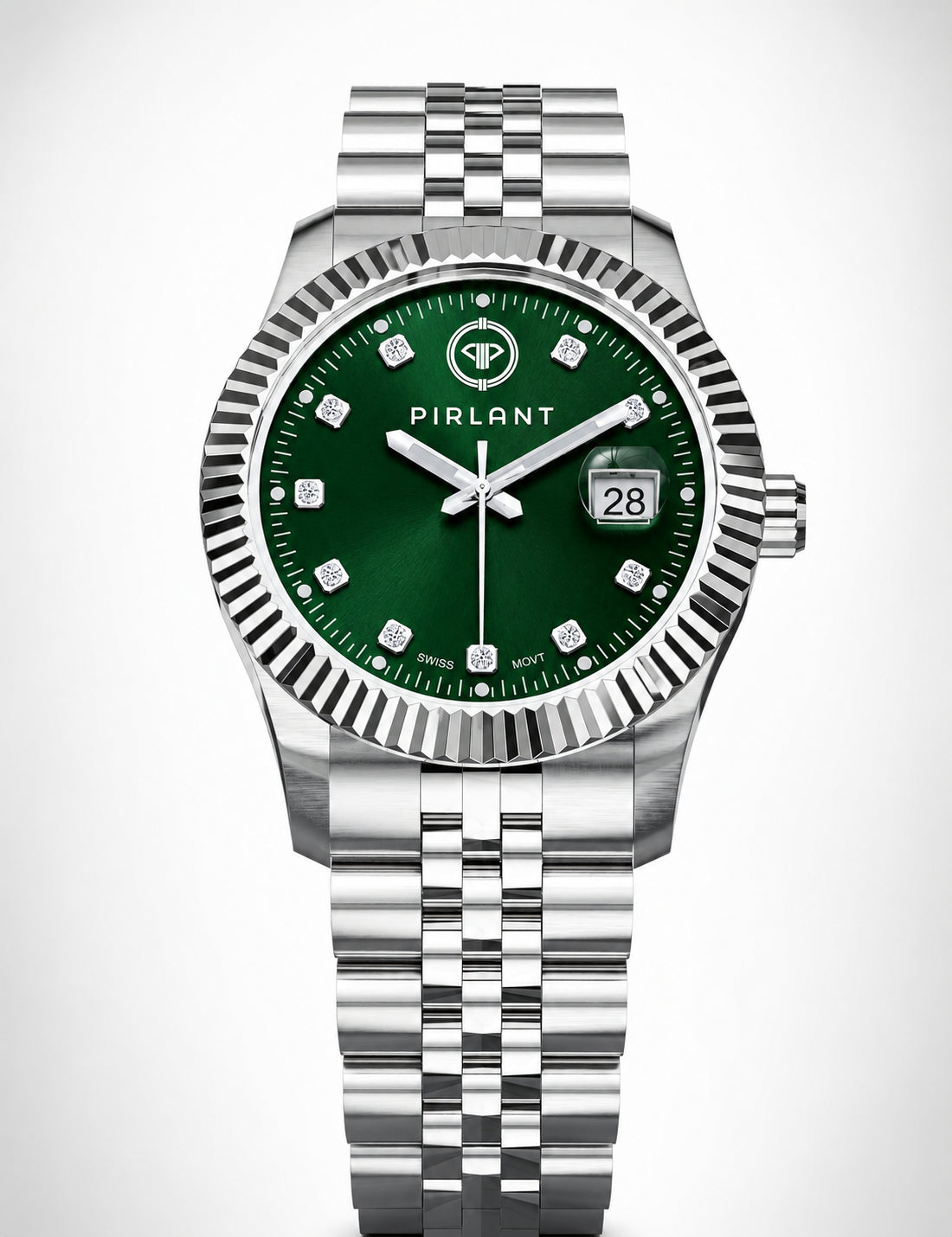 PIRLANT Green Dial Women's Watch