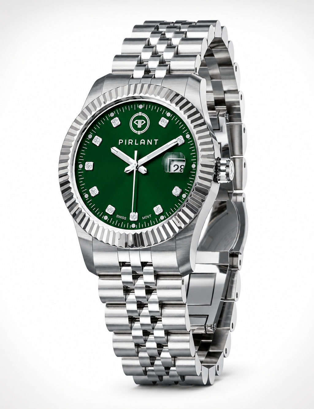 PIRLANT Green Dial Women's Watch