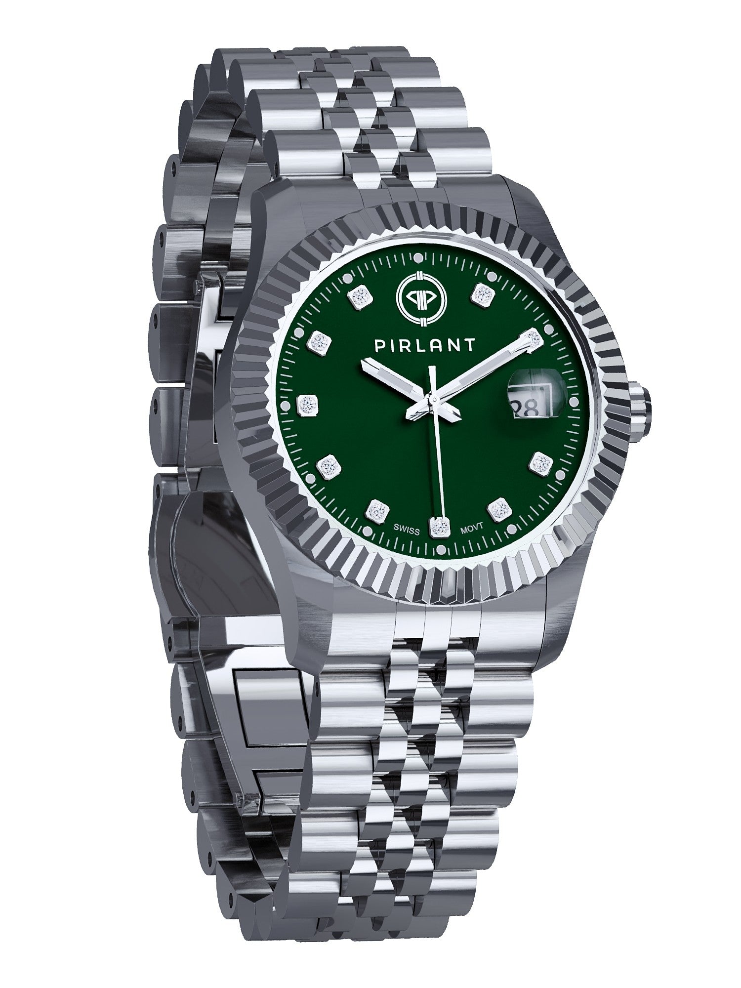 PIRLANT Green Dial Women's Watch