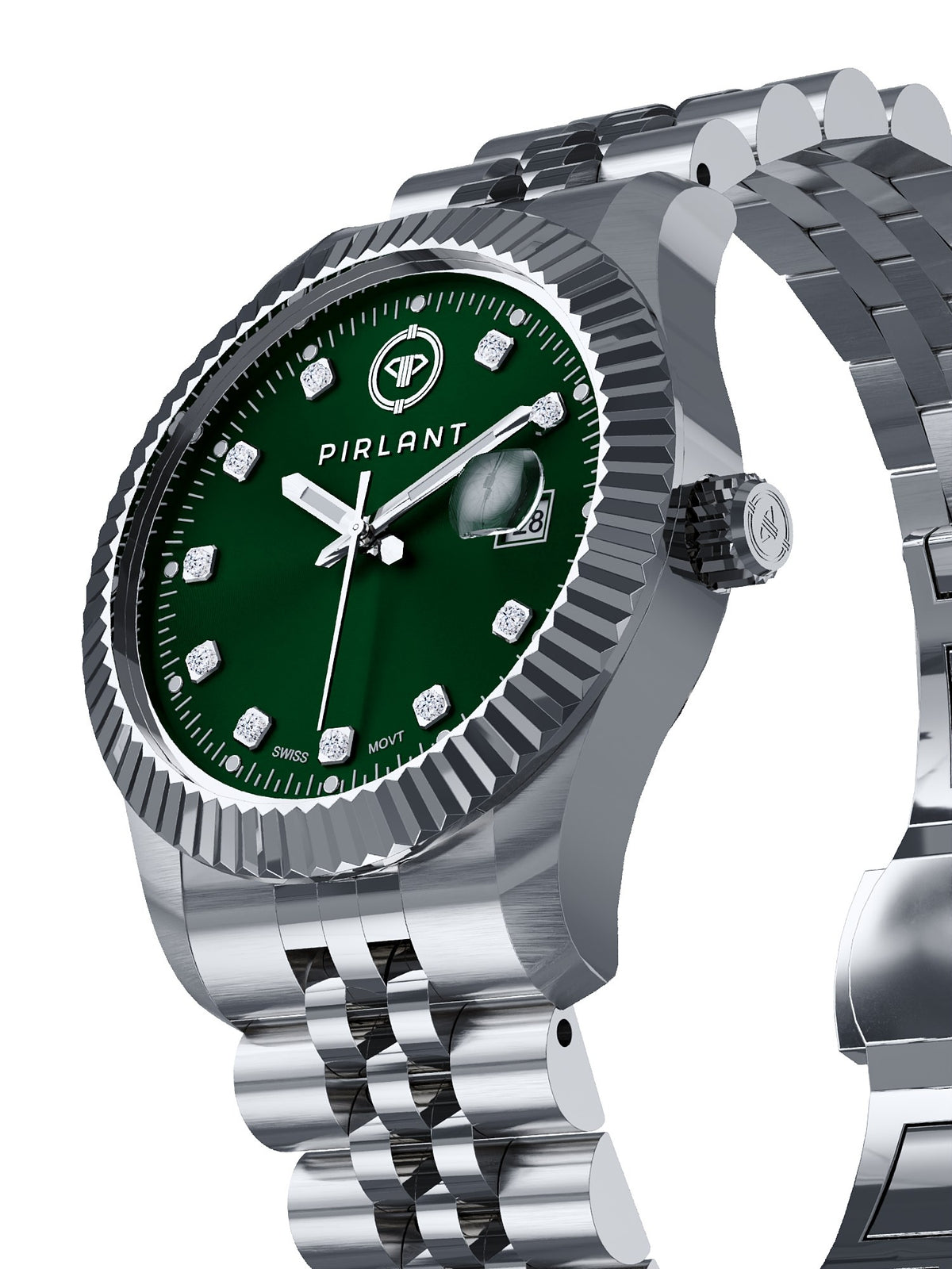 PIRLANT Green Dial Women's Watch