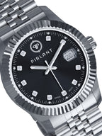 PIRLANT Black Dial Women's Watch