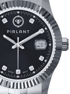 PIRLANT Black Dial Women's Watch
