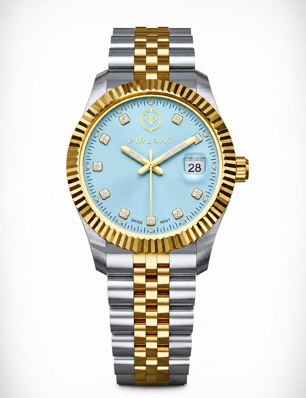 PIRLANT Ice Blue Dial Women's Watch