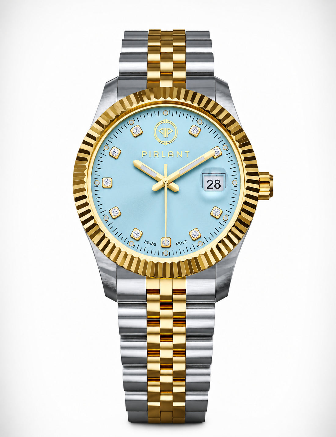 PIRLANT Ice Blue Dial Women's Watch