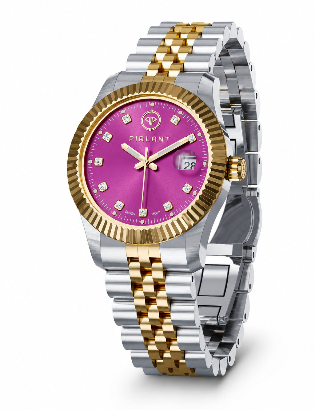 PIRLANT Purple Dial Women's Watch