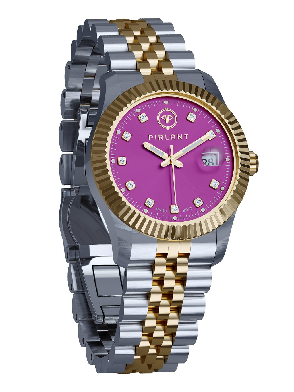 PIRLANT Purple Dial Women's Watch