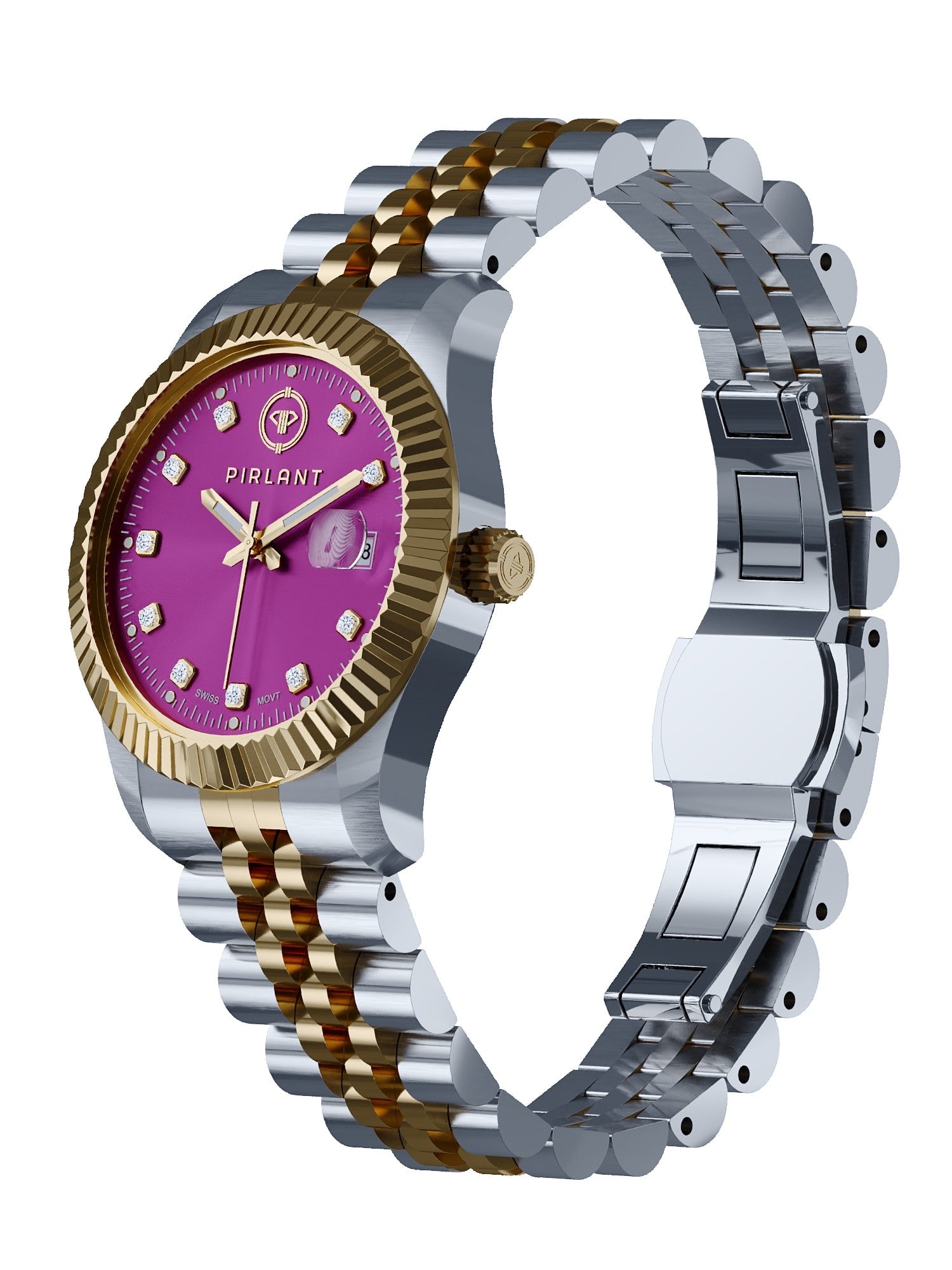 PIRLANT Purple Dial Women's Watch