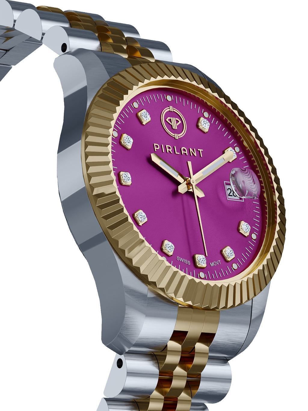 PIRLANT Purple Dial Women's Watch