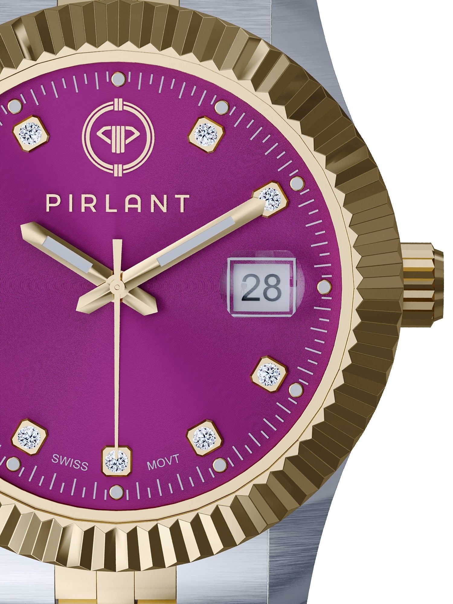 PIRLANT Purple Dial Women's Watch