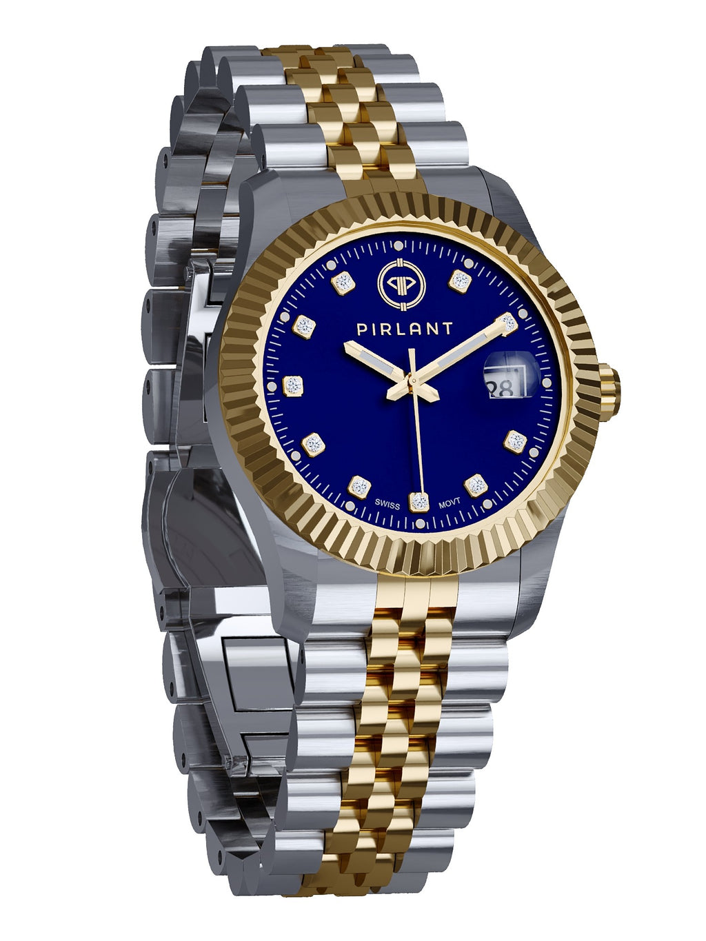 PIRLANT Navy Dial Women's Watch