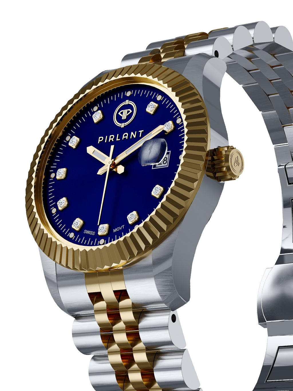 PIRLANT Navy Dial Women's Watch
