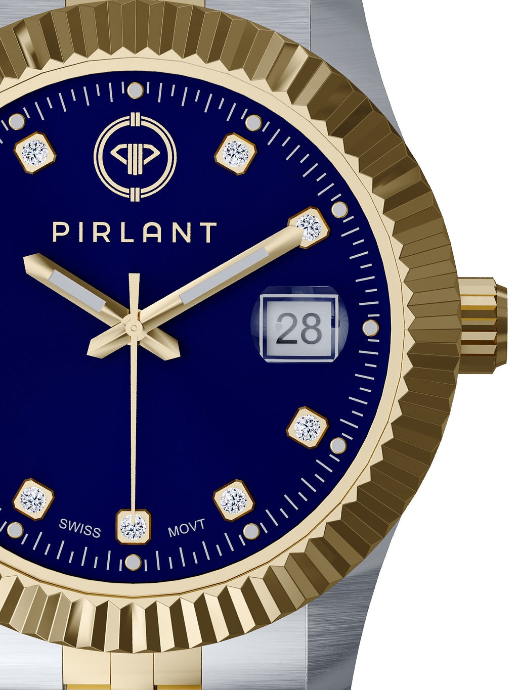 PIRLANT Navy Dial Women's Watch
