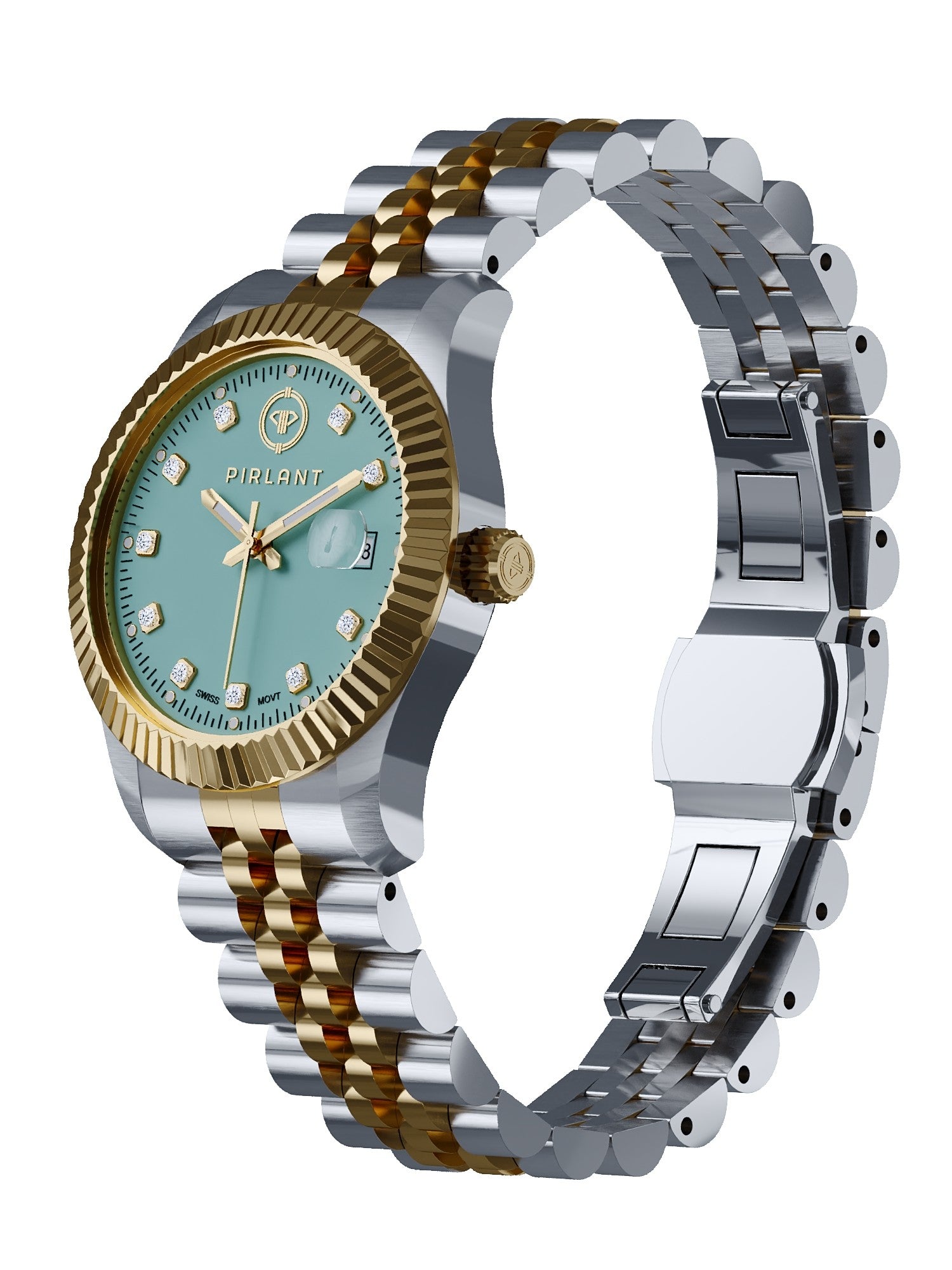 PIRLANT Turquoise Dial Women's Watch