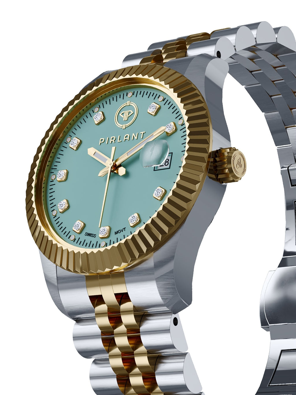 PIRLANT Turquoise Dial Women's Watch