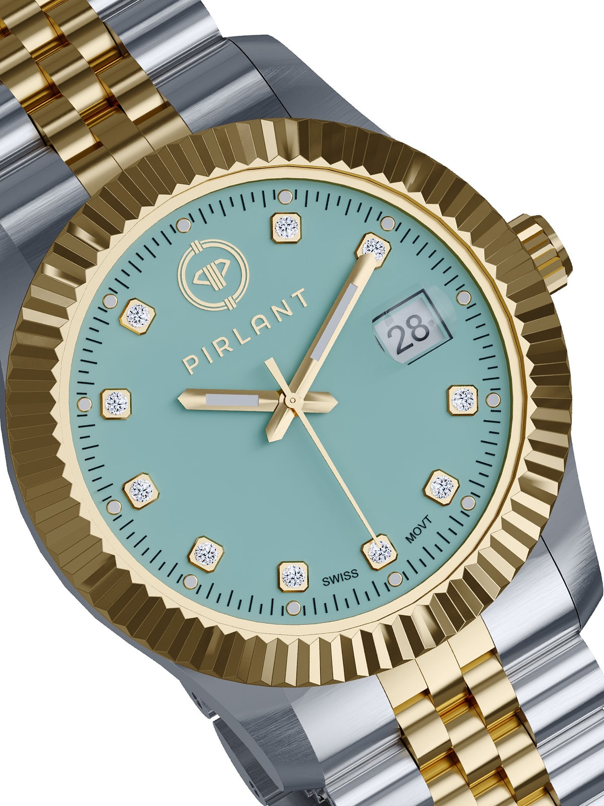 PIRLANT Turquoise Dial Women's Watch