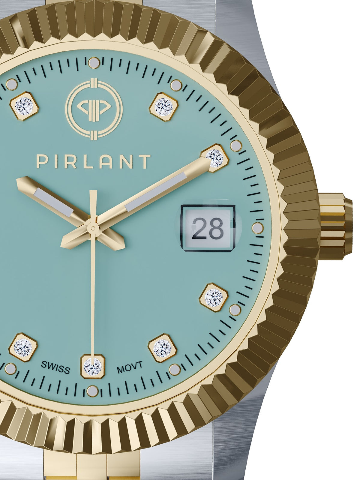 PIRLANT Turquoise Dial Women's Watch