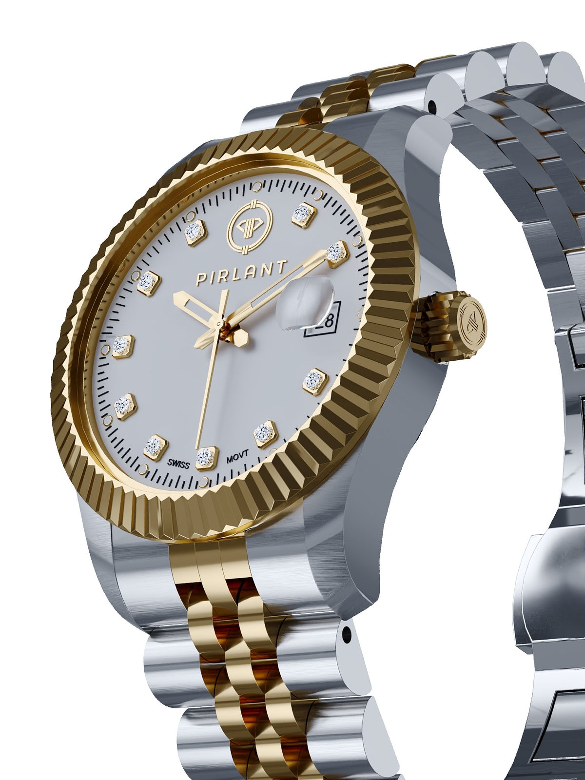 PIRLANT White Dial Women's Watch