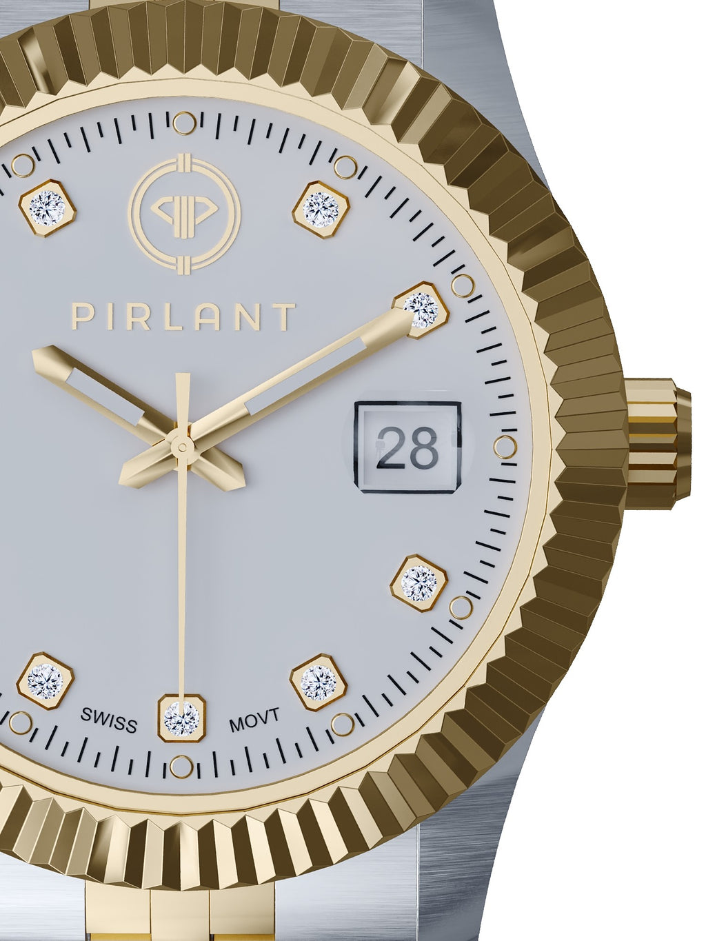 PIRLANT White Dial Women's Watch