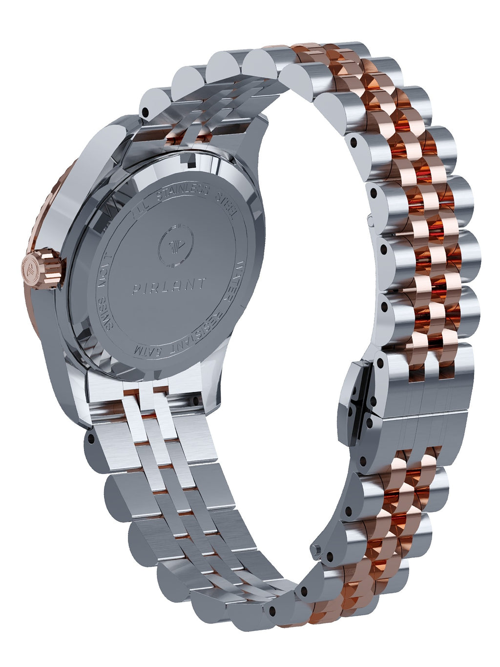 PIRLANT Pink Mother-of-Pearl Dial Women's Watch