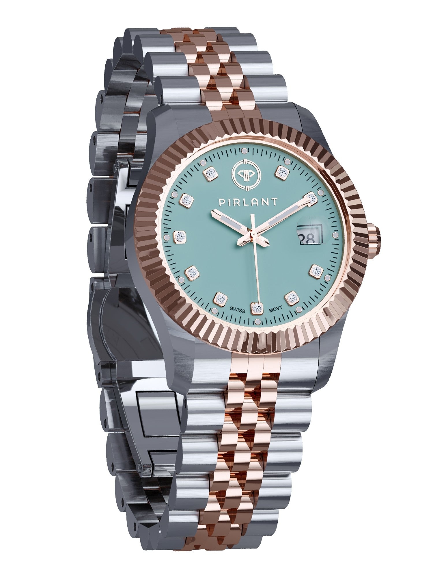 PIRLANT Turquoise Dial Women's Watch