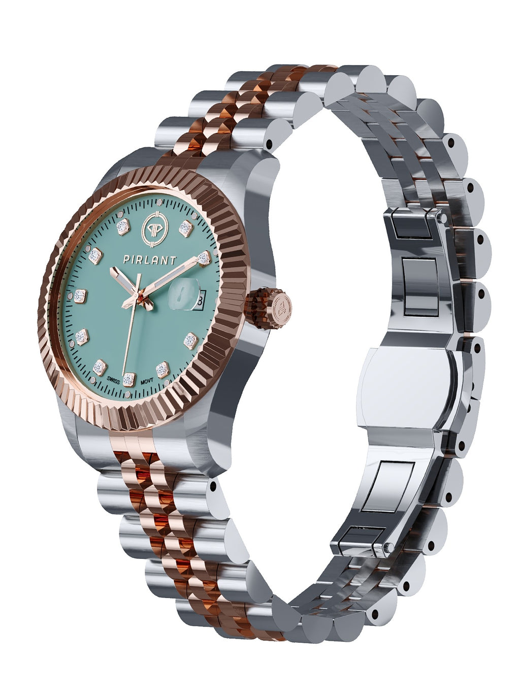 PIRLANT Turquoise Dial Women's Watch