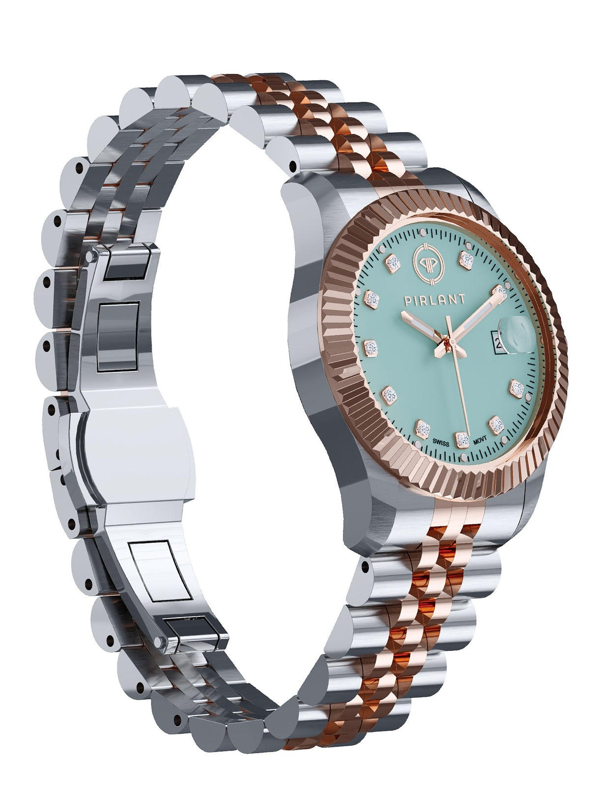 PIRLANT Turquoise Dial Women's Watch