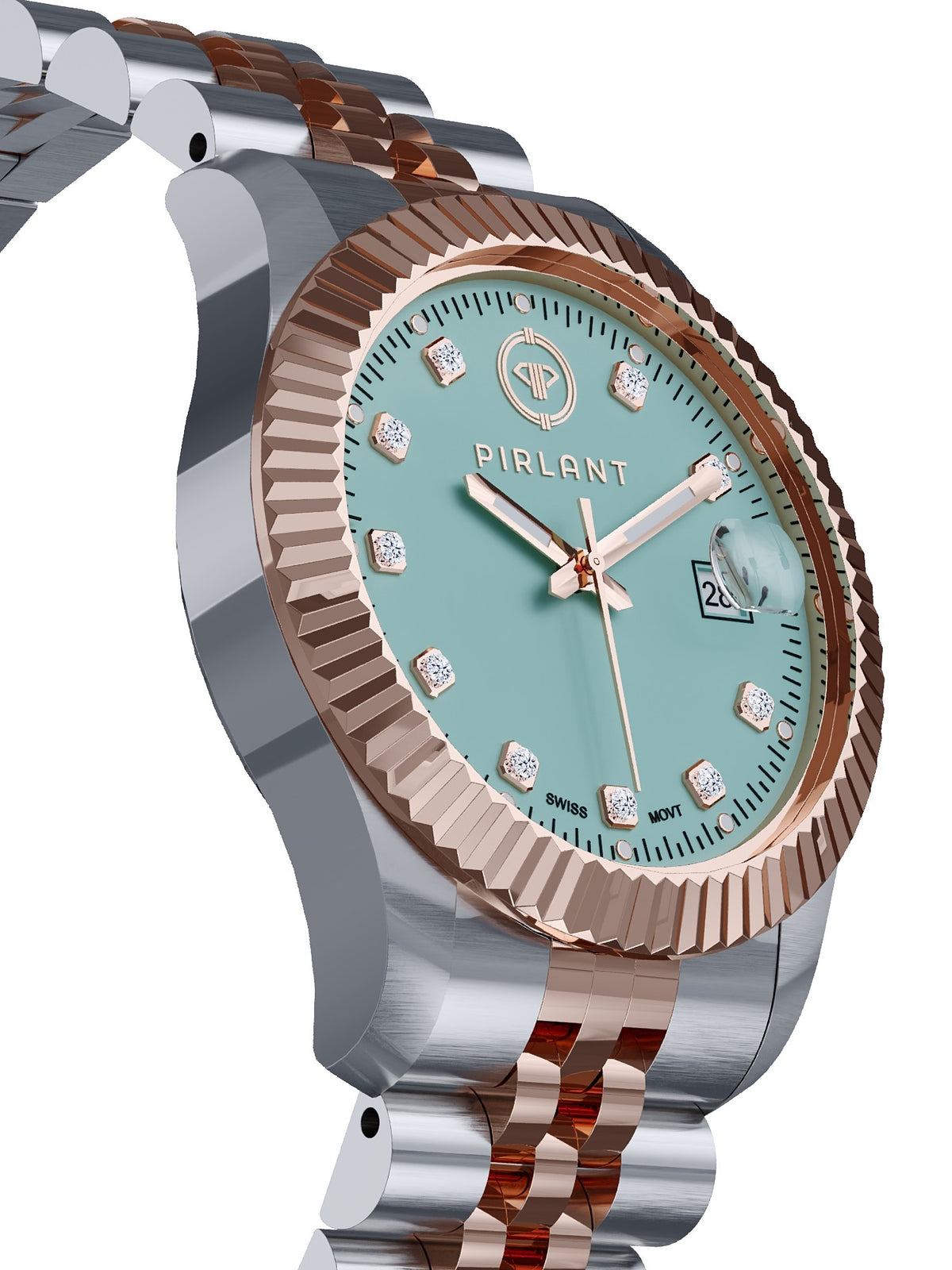 PIRLANT Turquoise Dial Women's Watch