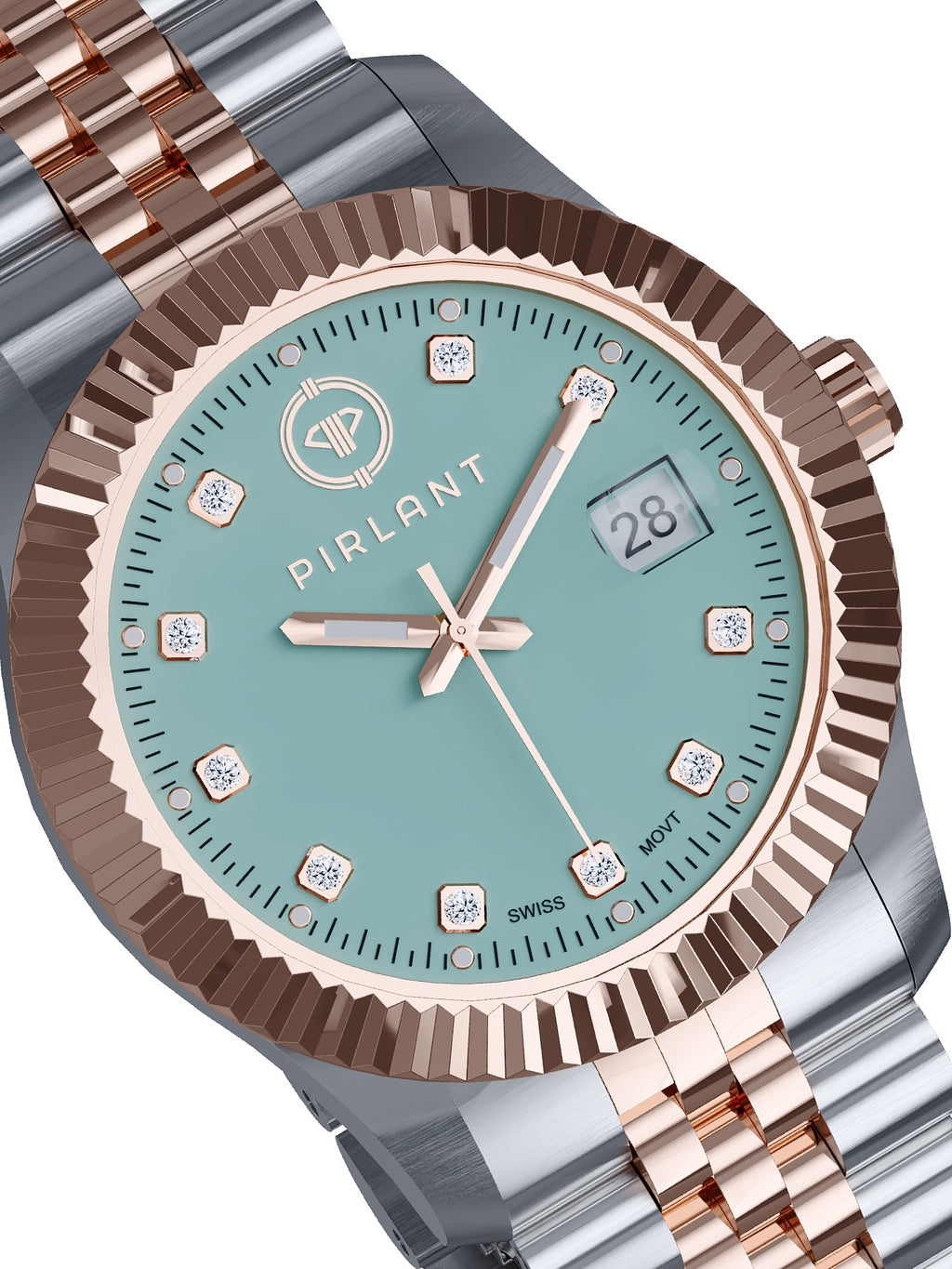 PIRLANT Turquoise Dial Women's Watch