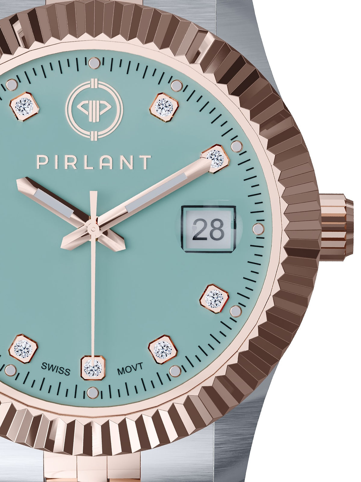 PIRLANT Turquoise Dial Women's Watch