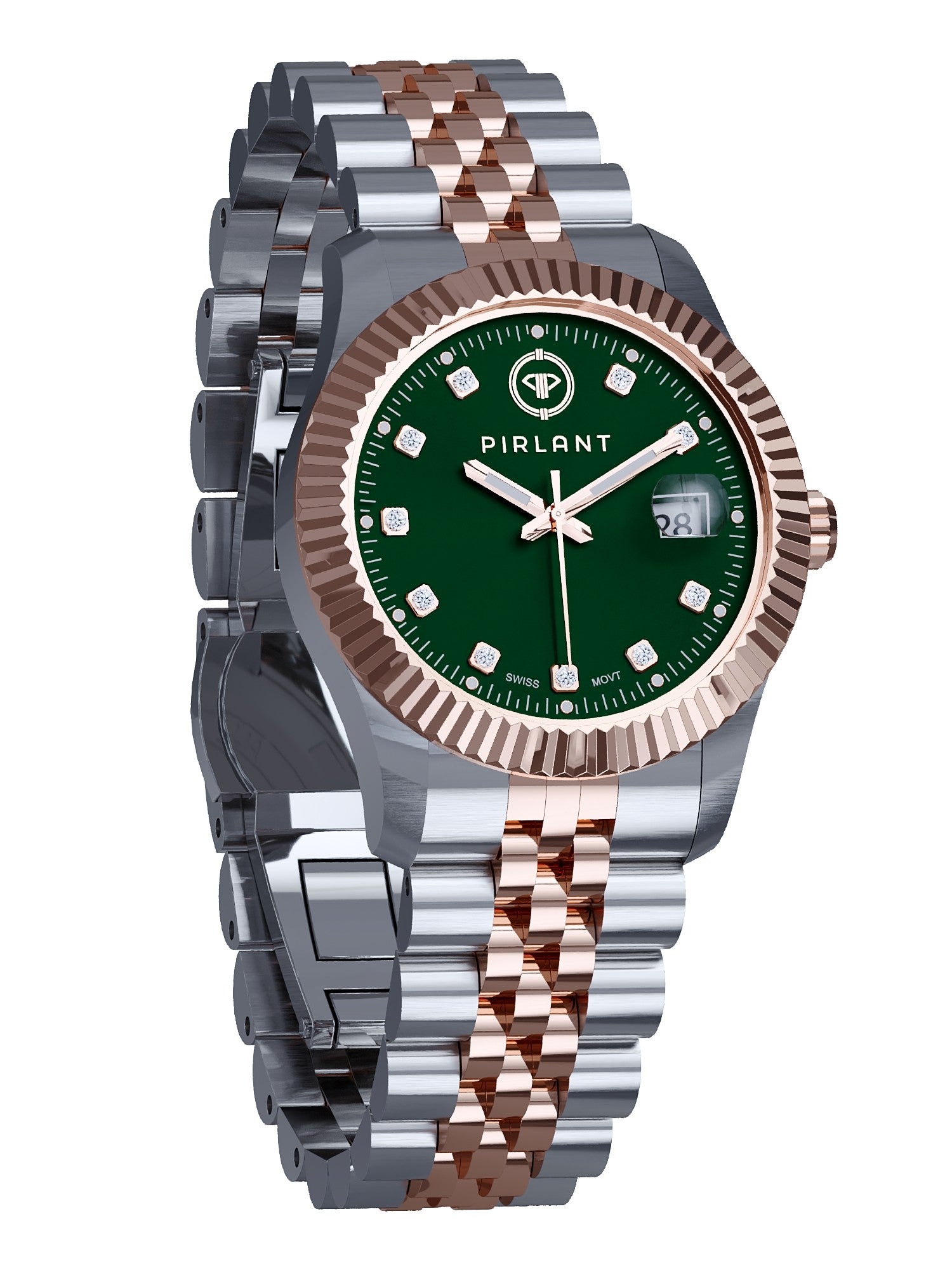 PIRLANT Green Dial Women's Watch