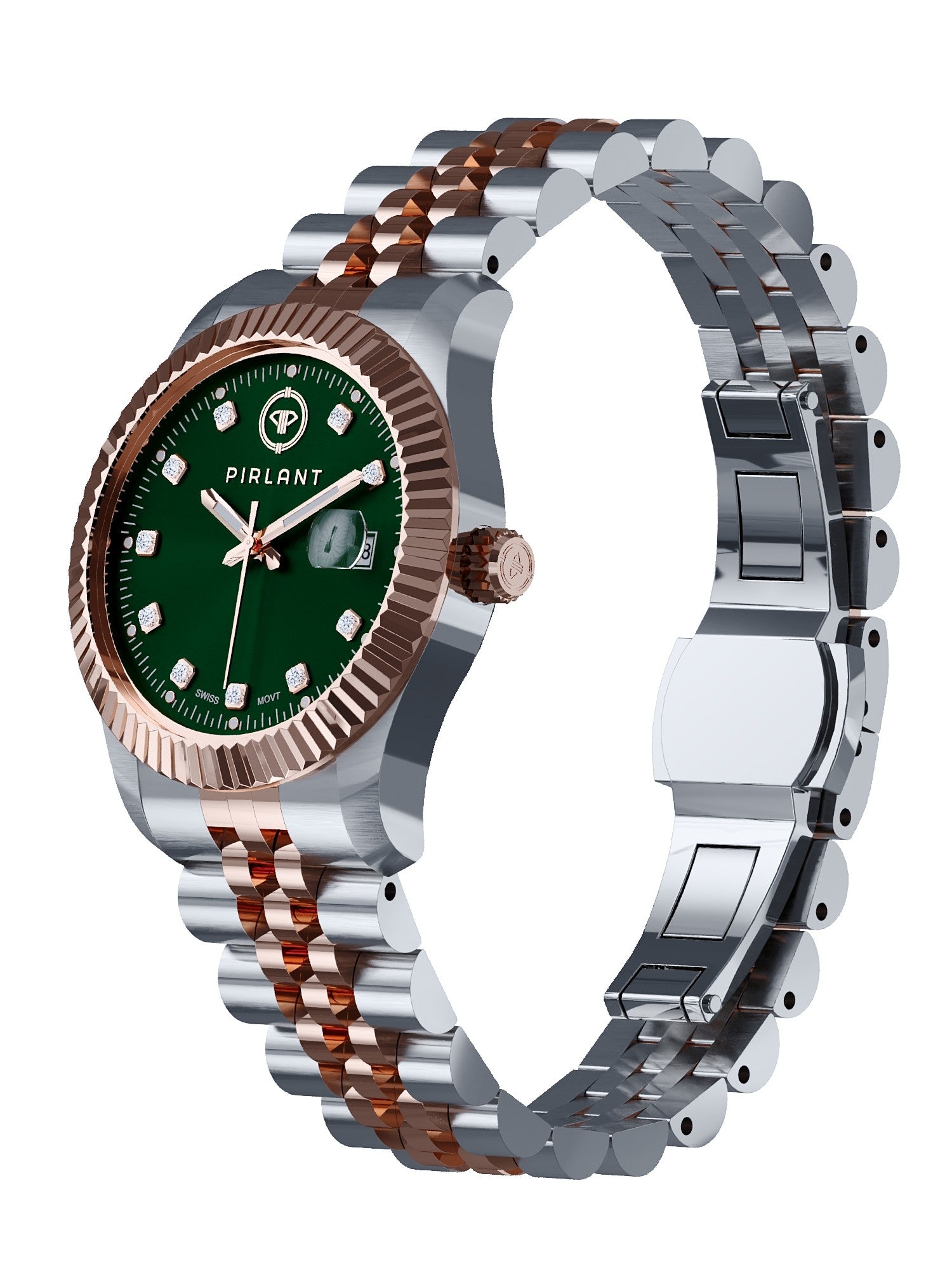 PIRLANT Green Dial Women's Watch