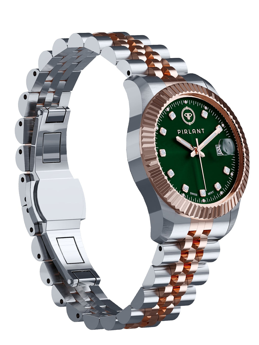 PIRLANT Green Dial Women's Watch