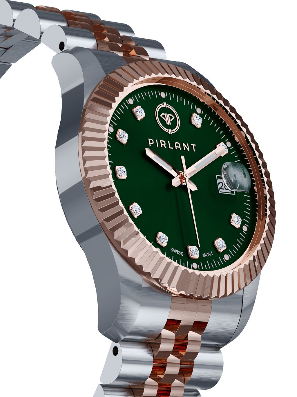 PIRLANT Green Dial Women's Watch