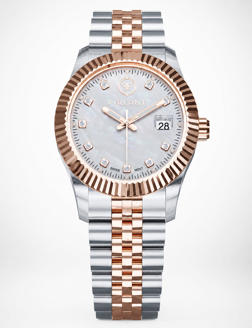 PIRLANT Mother-of-Pearl Dial Women's Watch