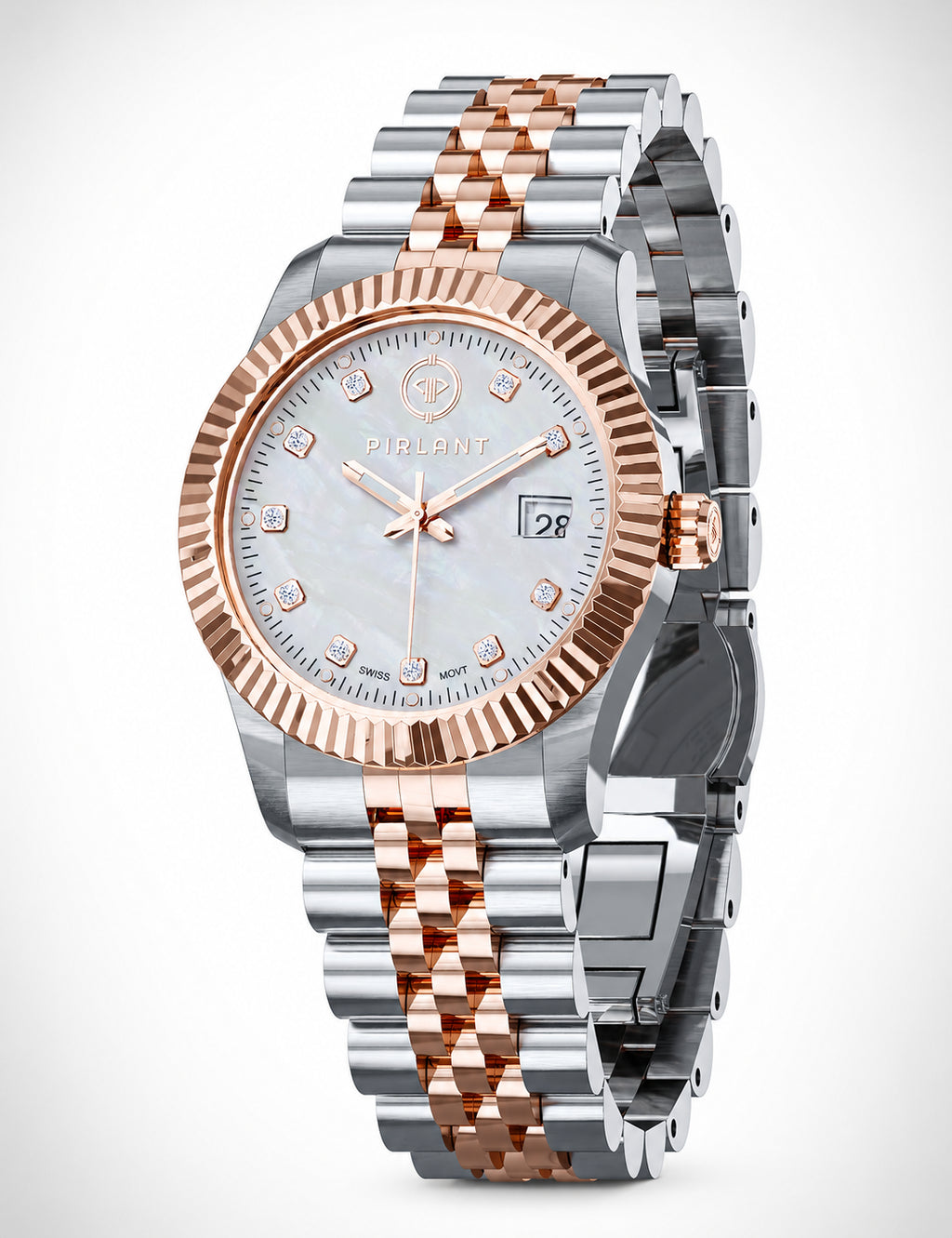 PIRLANT Mother-of-Pearl Dial Women's Watch