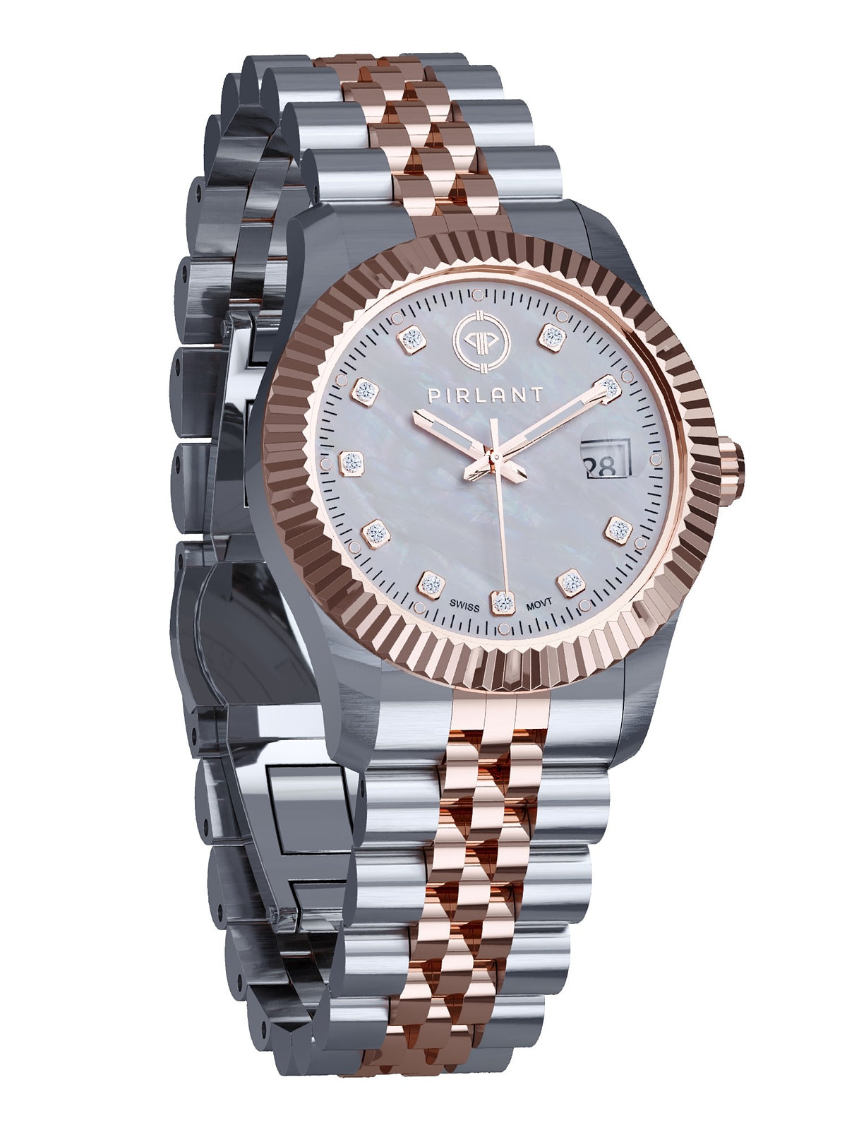 PIRLANT Mother-of-Pearl Dial Women's Watch